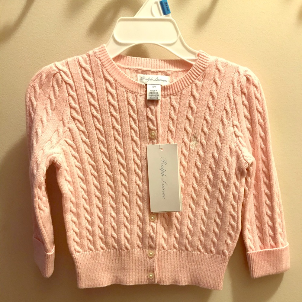 NWT Ralph Lauren button up sweater